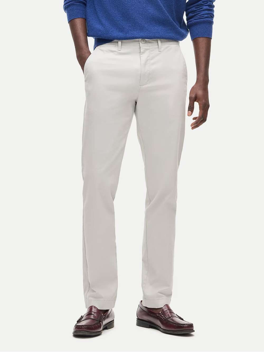J. Crew 770M Straight-fit stretch chino pant in Jet Gray Size 36 $98 AR886 - Picture 2 of 9
